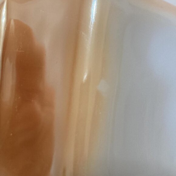 PRE OWNED VINTAGE Fire King Loaf Pan Peach Lustre - Picture 2 of 7